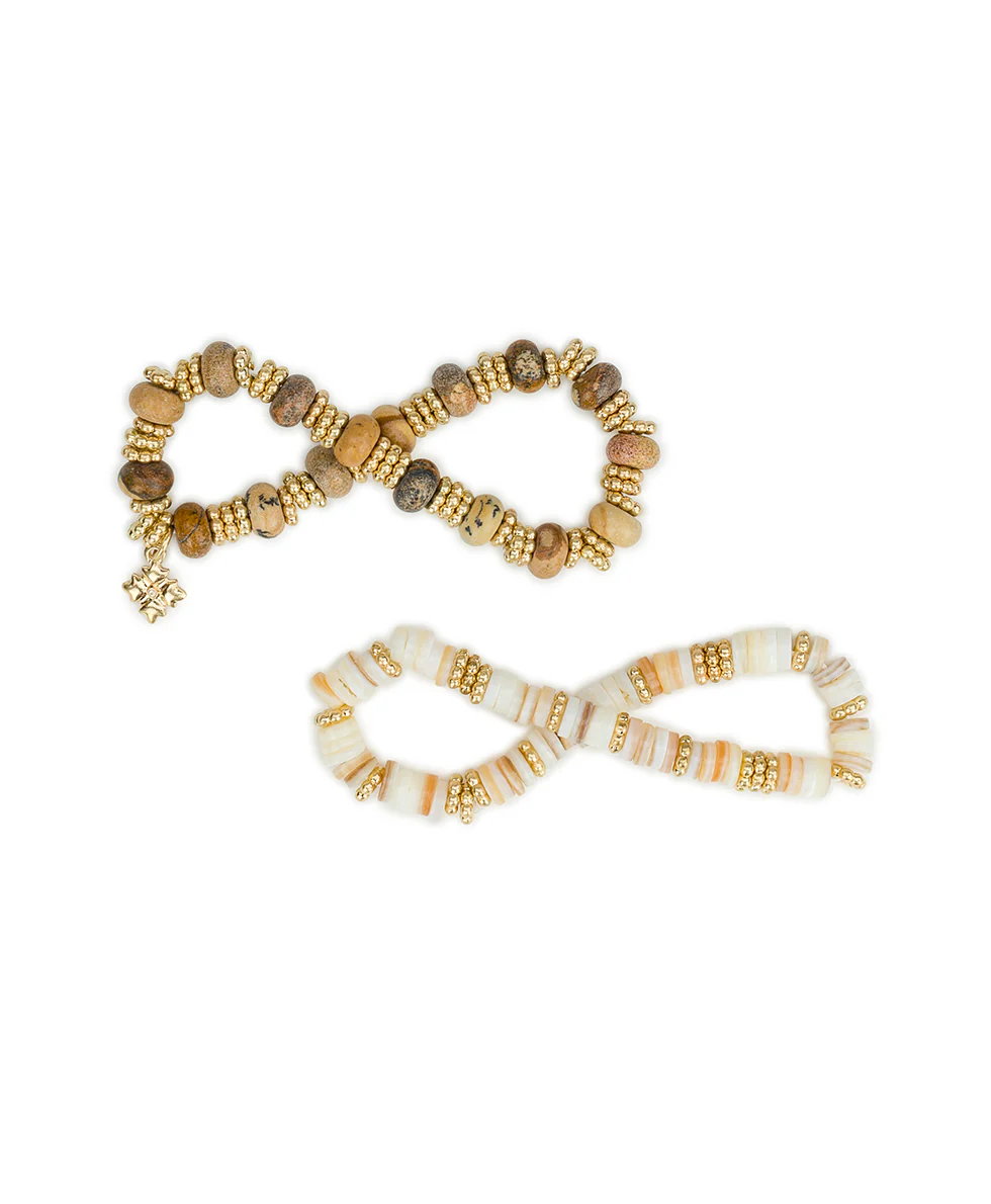 Stretch Bracelet Set - Wood Butterfly Collection - Image 4