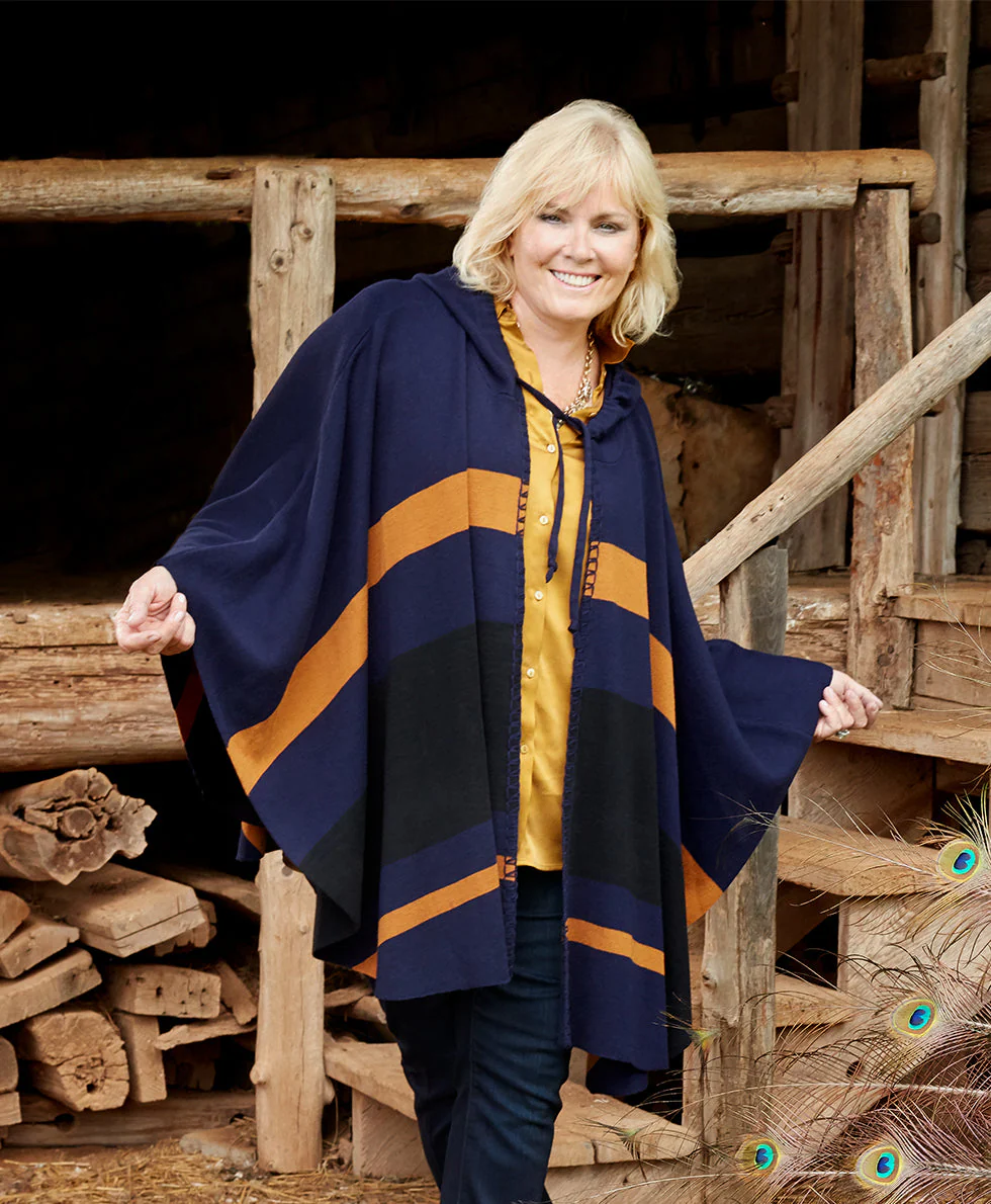 Striped Hooded Cape - Classics - Image 11