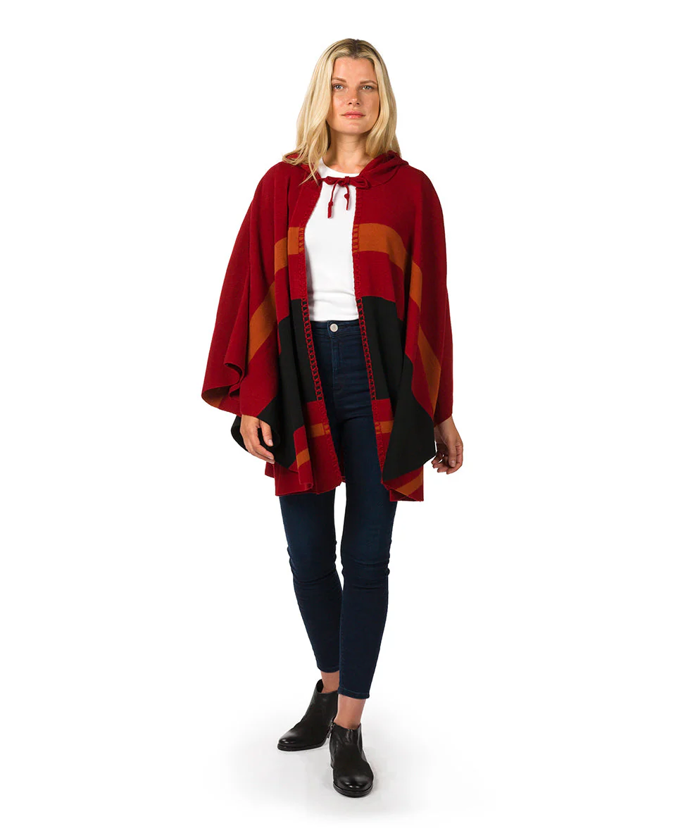 Striped Hooded Cape - Classics - Image 3