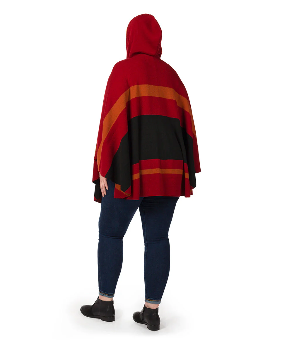 Striped Hooded Cape - Classics - Image 5