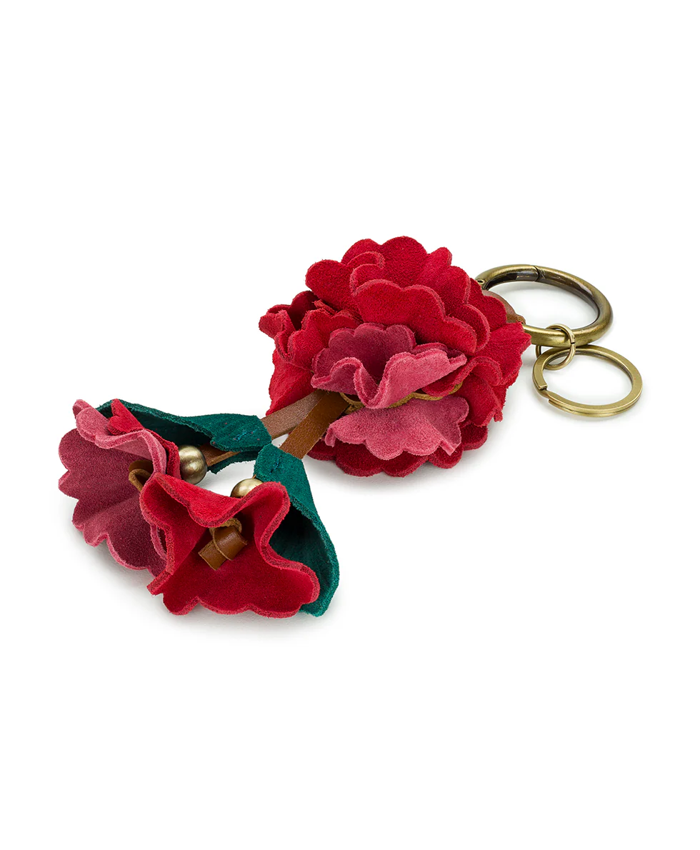 Suede Hydrangea Bag Charm - Image 2