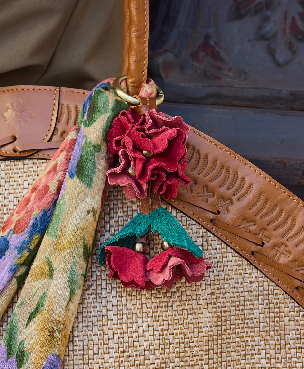 Suede Hydrangea Bag Charm - Image 4