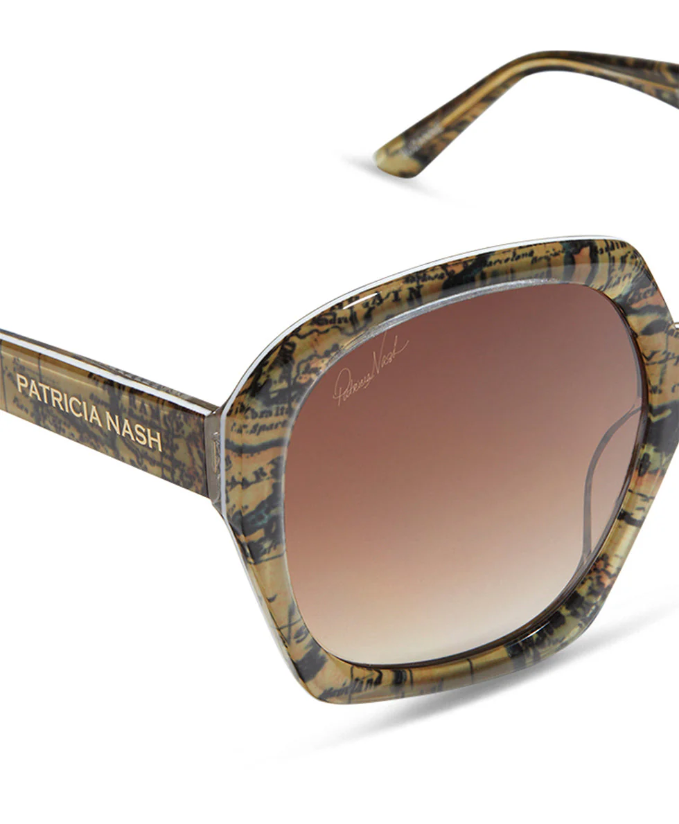 Suzanne Sunglasses - European Map Print - Image 4