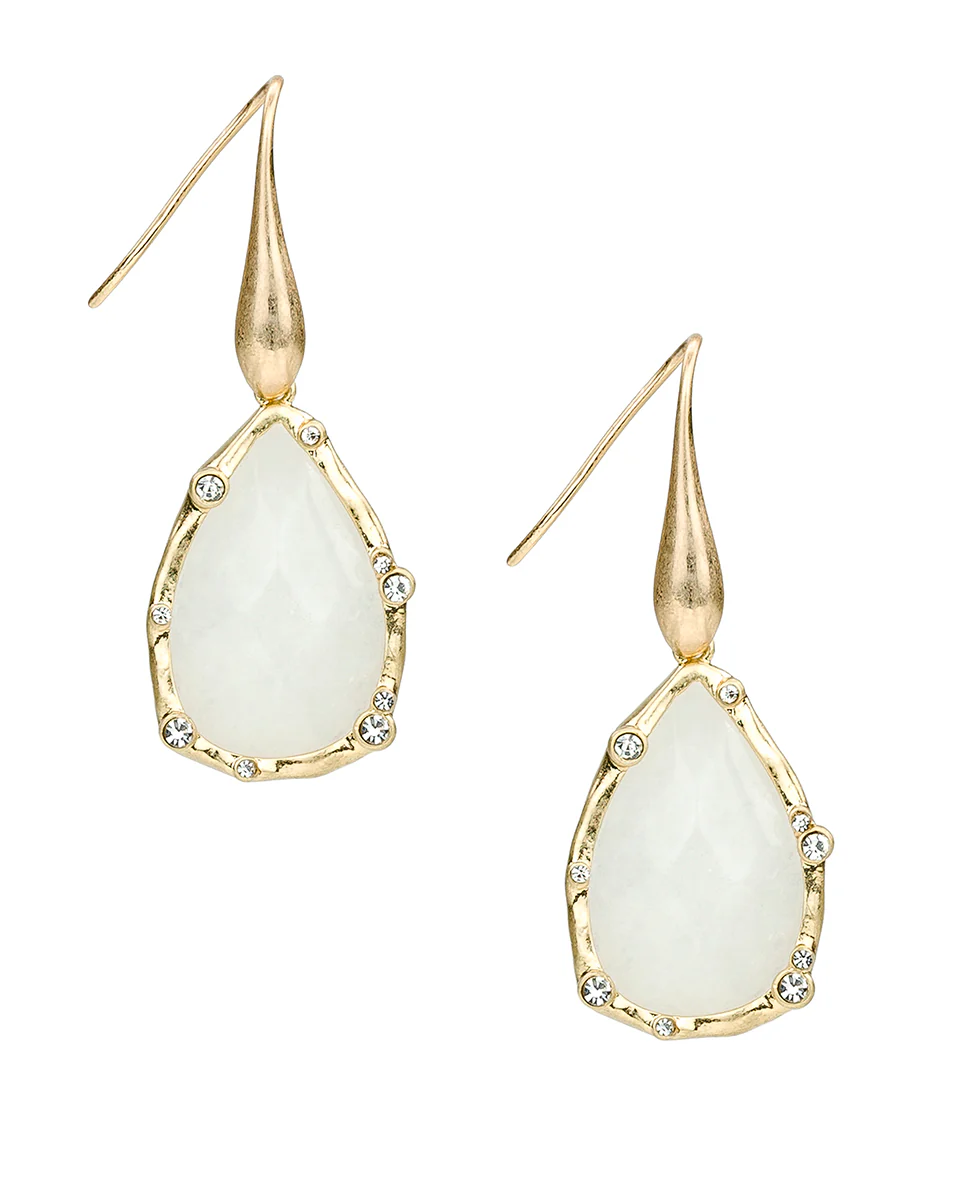 Tear Drop Earrings - Semi Precious Stone Collection