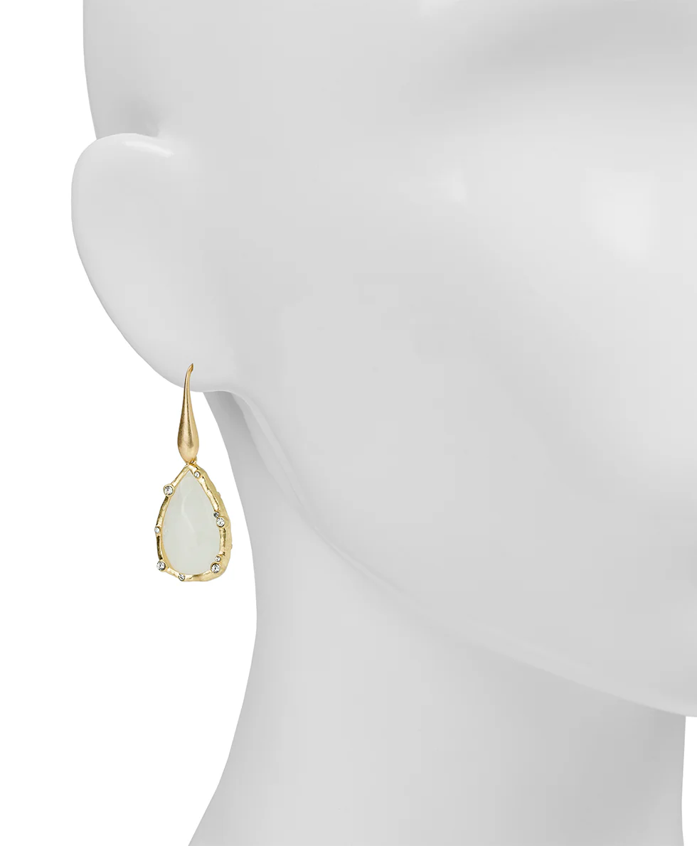 Tear Drop Earrings - Semi Precious Stone Collection - Image 2