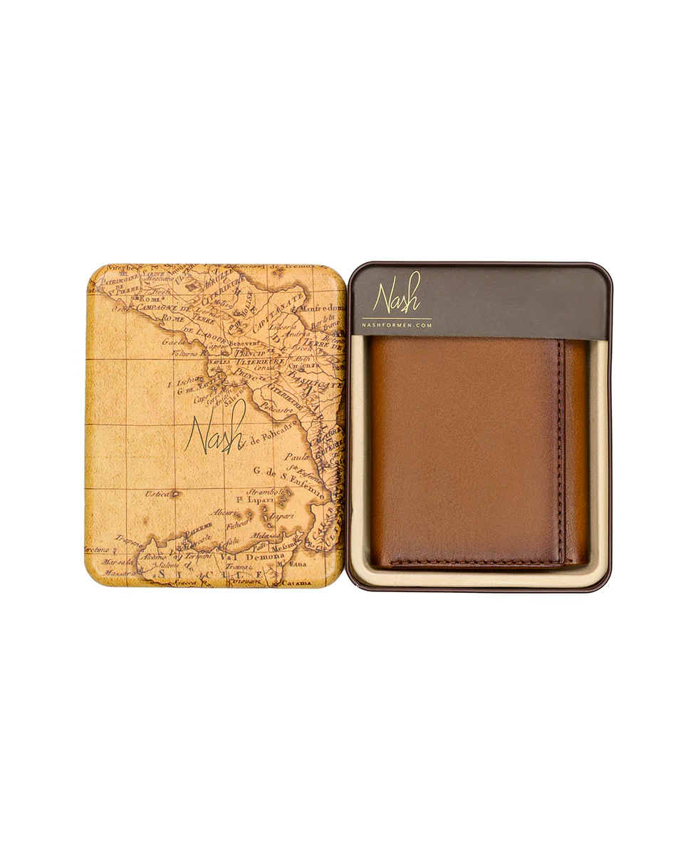Trifold ID Wallet - Hand Stained Heritage - Image 4