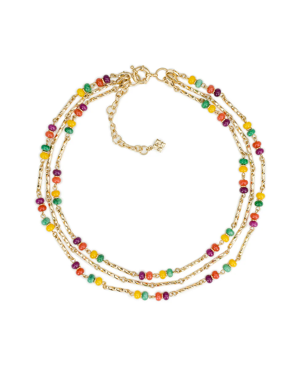 Triple Modular Necklace - Fruit Collection