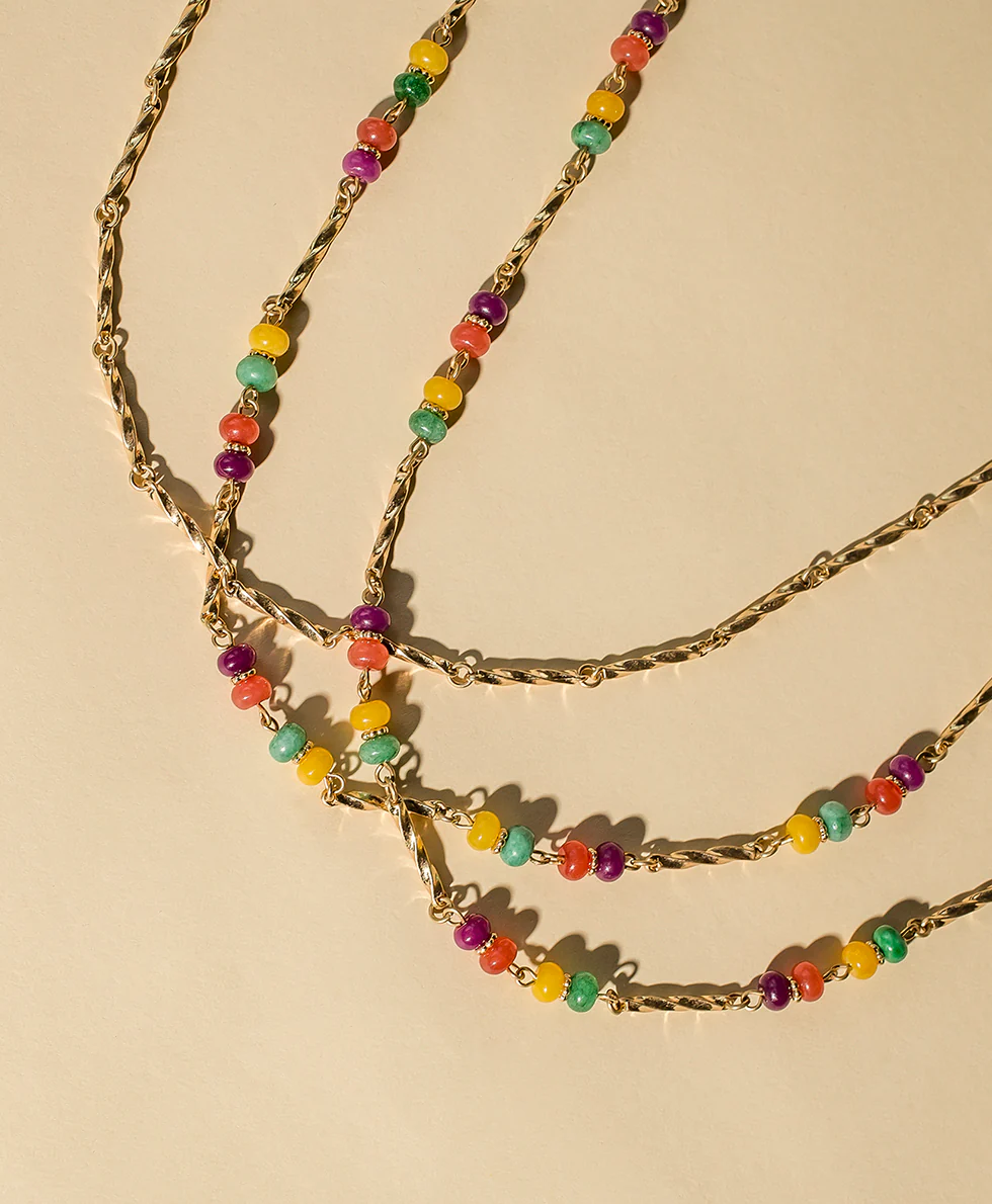 Triple Modular Necklace - Fruit Collection - Image 3