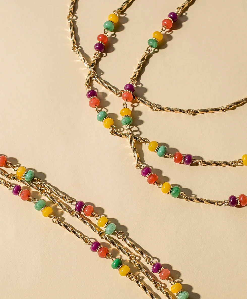 Triple Modular Necklace - Fruit Collection - Image 7