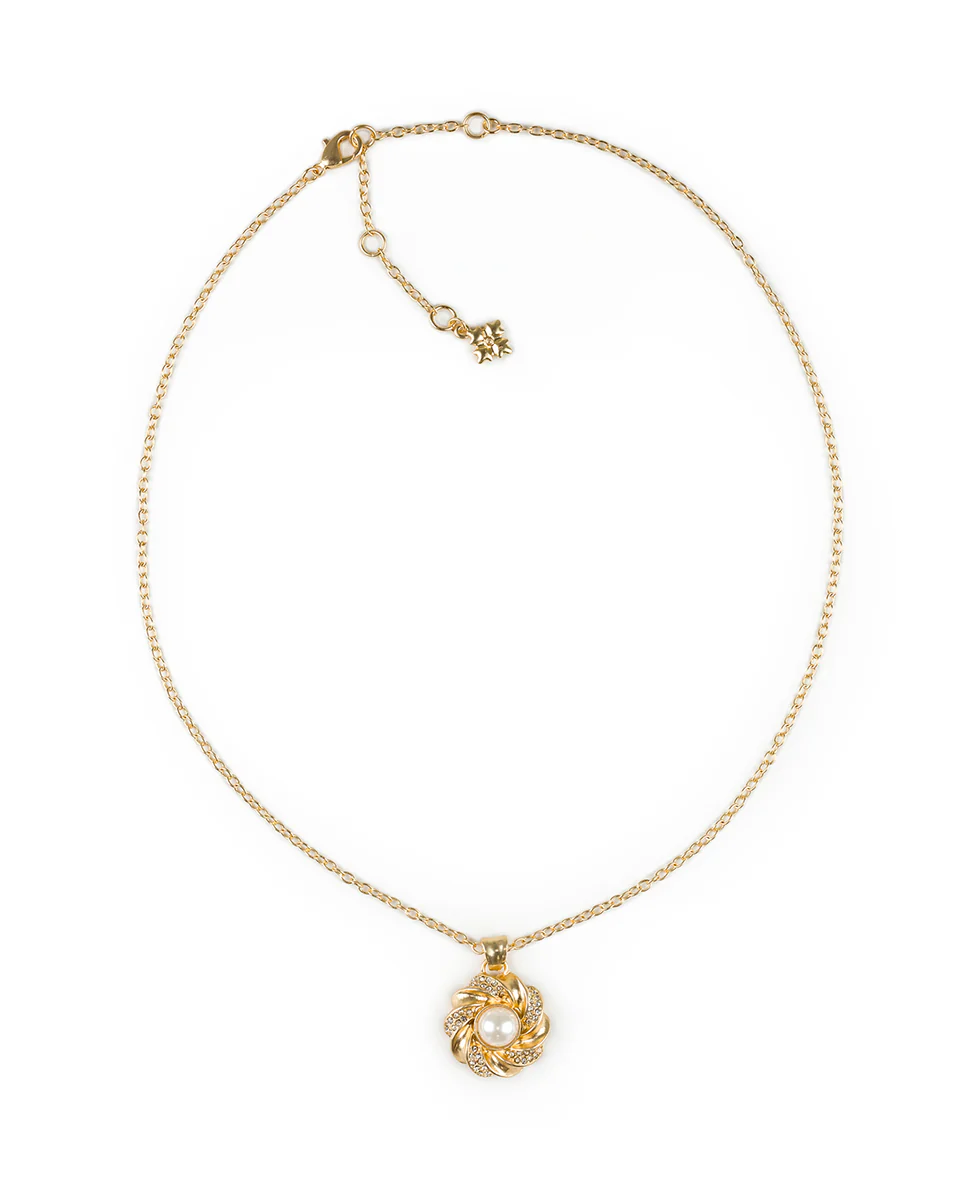 Twist Ring Pendant Necklace - Rope Ring - Image 2