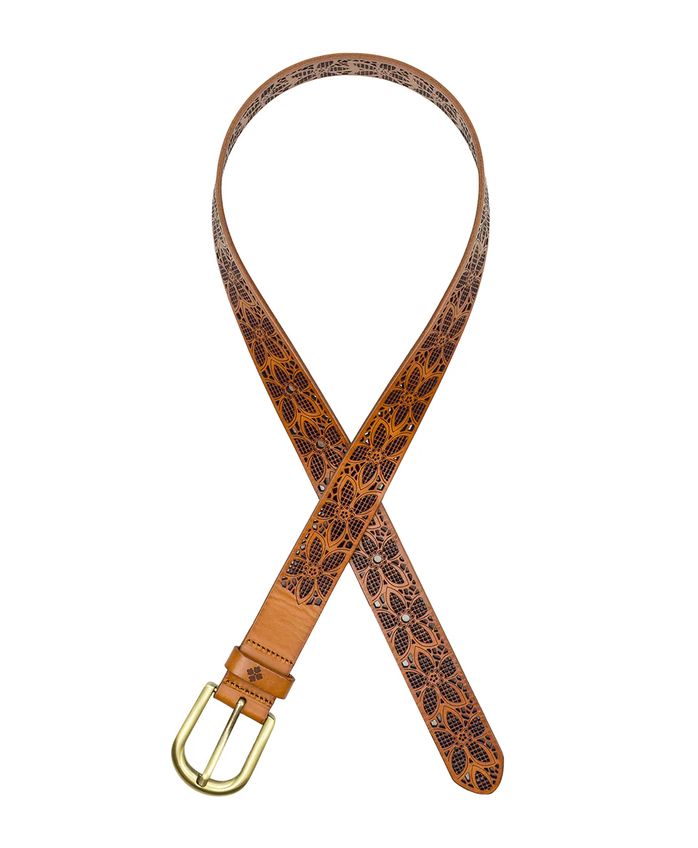 Vezere Belt - Laser Cut - Light Tan - Image 2