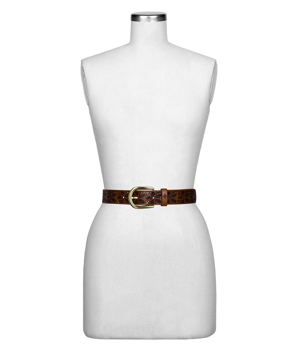 Vezere Belt - Laser Cut - Light Tan - Image 3