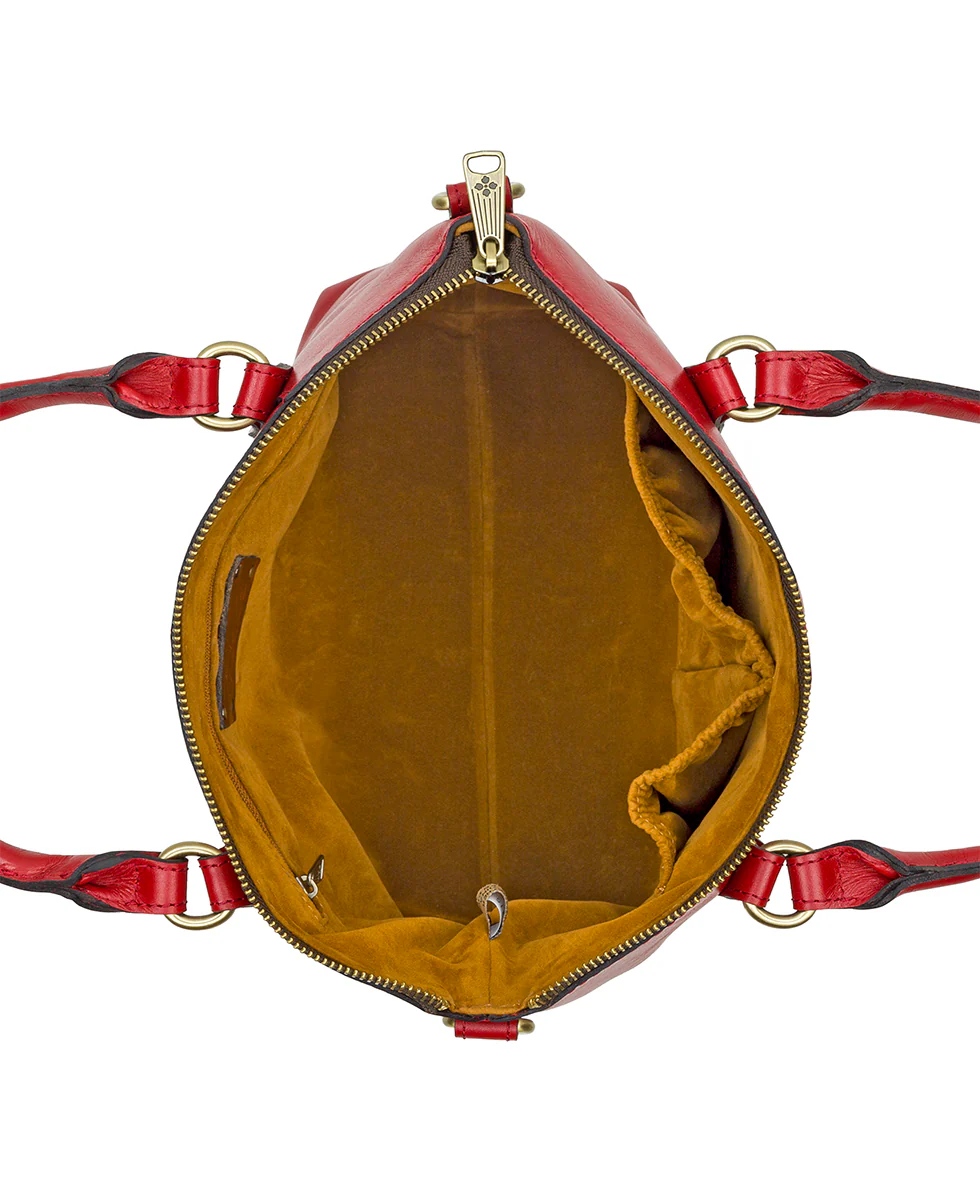 Zora Top Handle Crossbody - Vintage Distressed Leather - Image 13