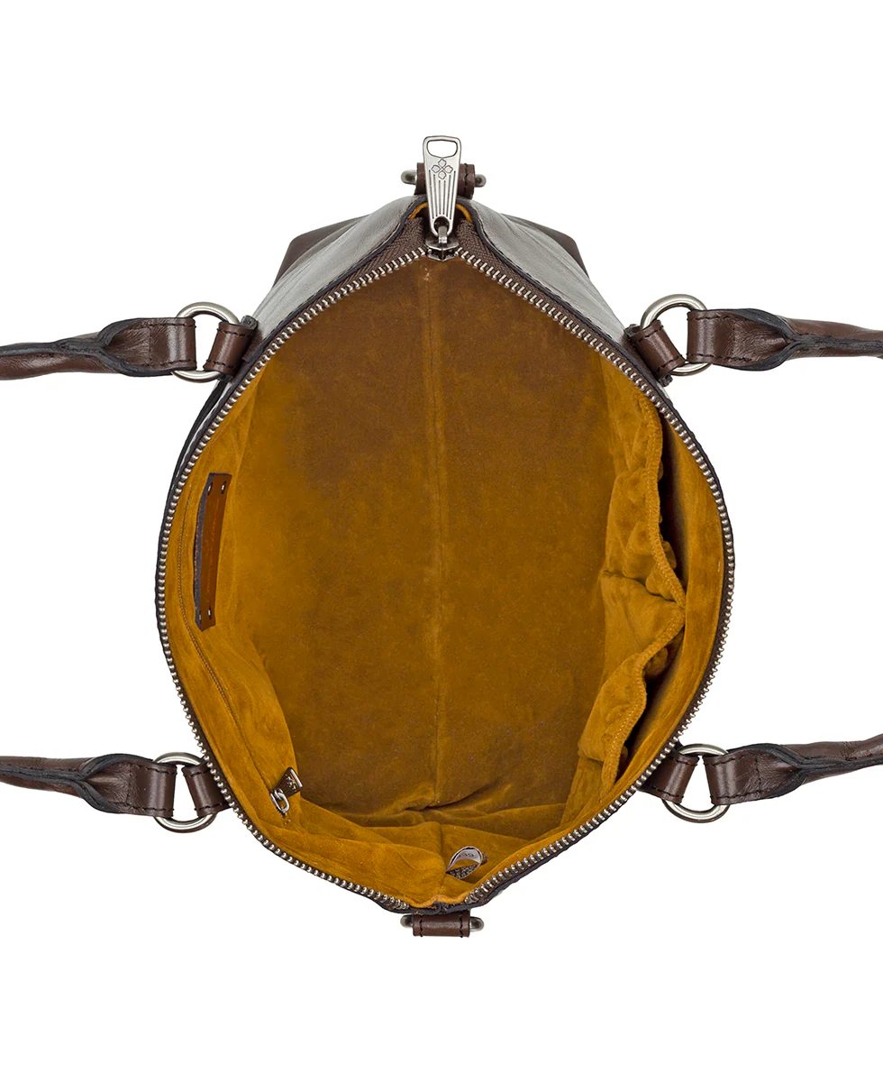 Zora Top Handle Crossbody - Vintage Distressed Leather - Image 17